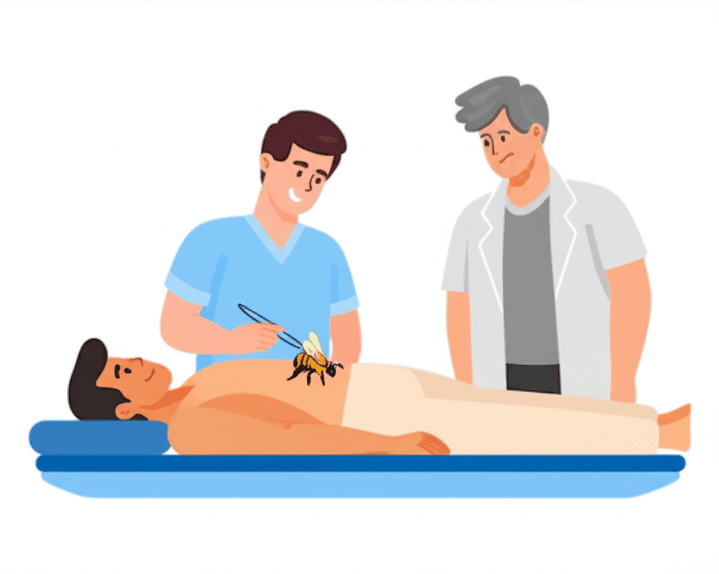 Proses Terapi Sengat Lebah